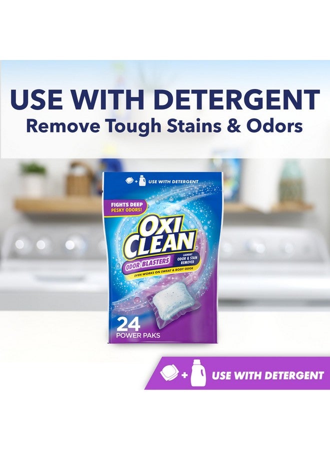 Oxiclean أوكسي كلين مزيل الروائح والبقع باودر الغسيل، 24 حبة - Image 3