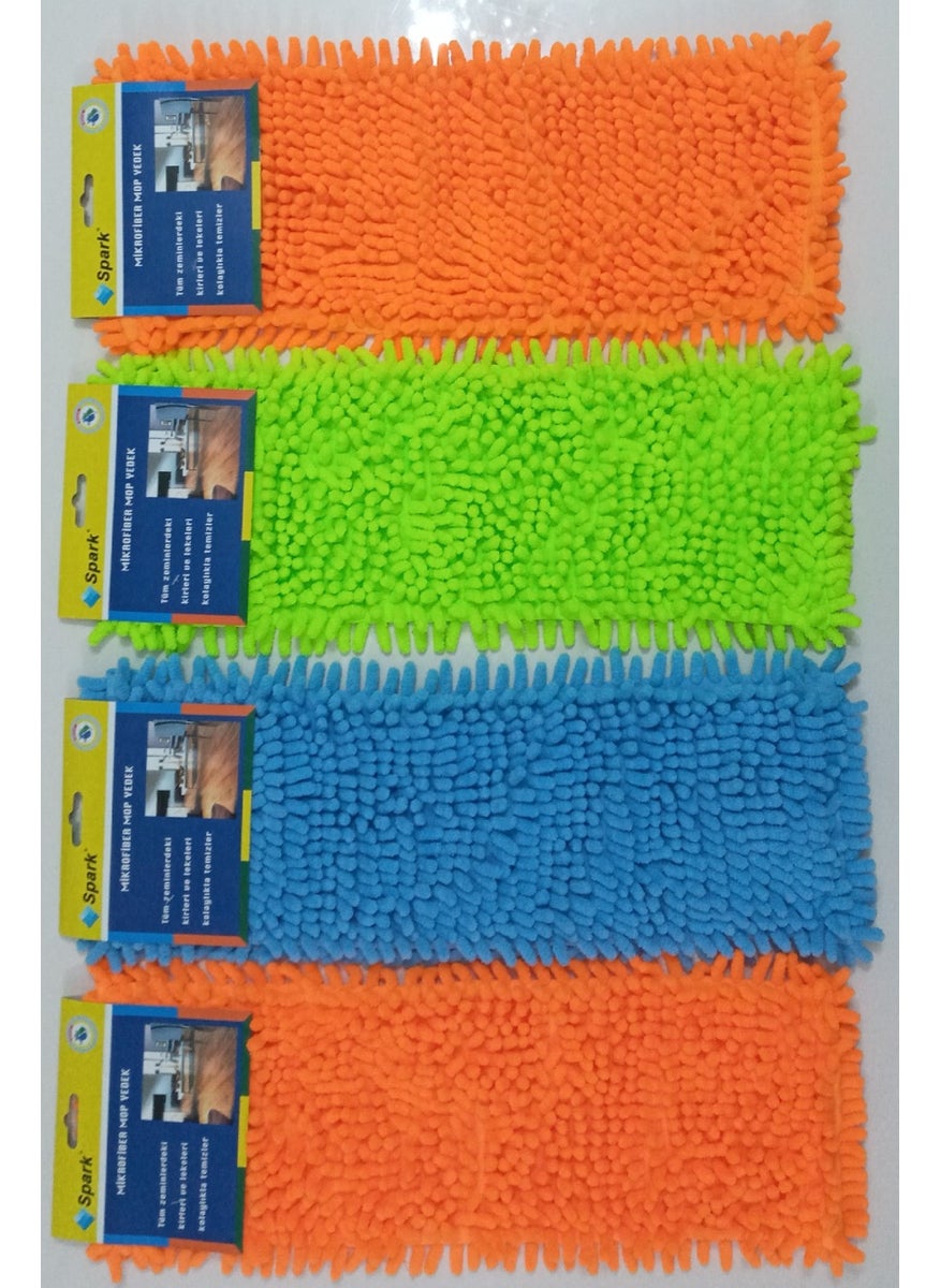 Spark 2 Pieces Pasta Mop Tip Microfiber Mop Spare 40 cm  - Image 5