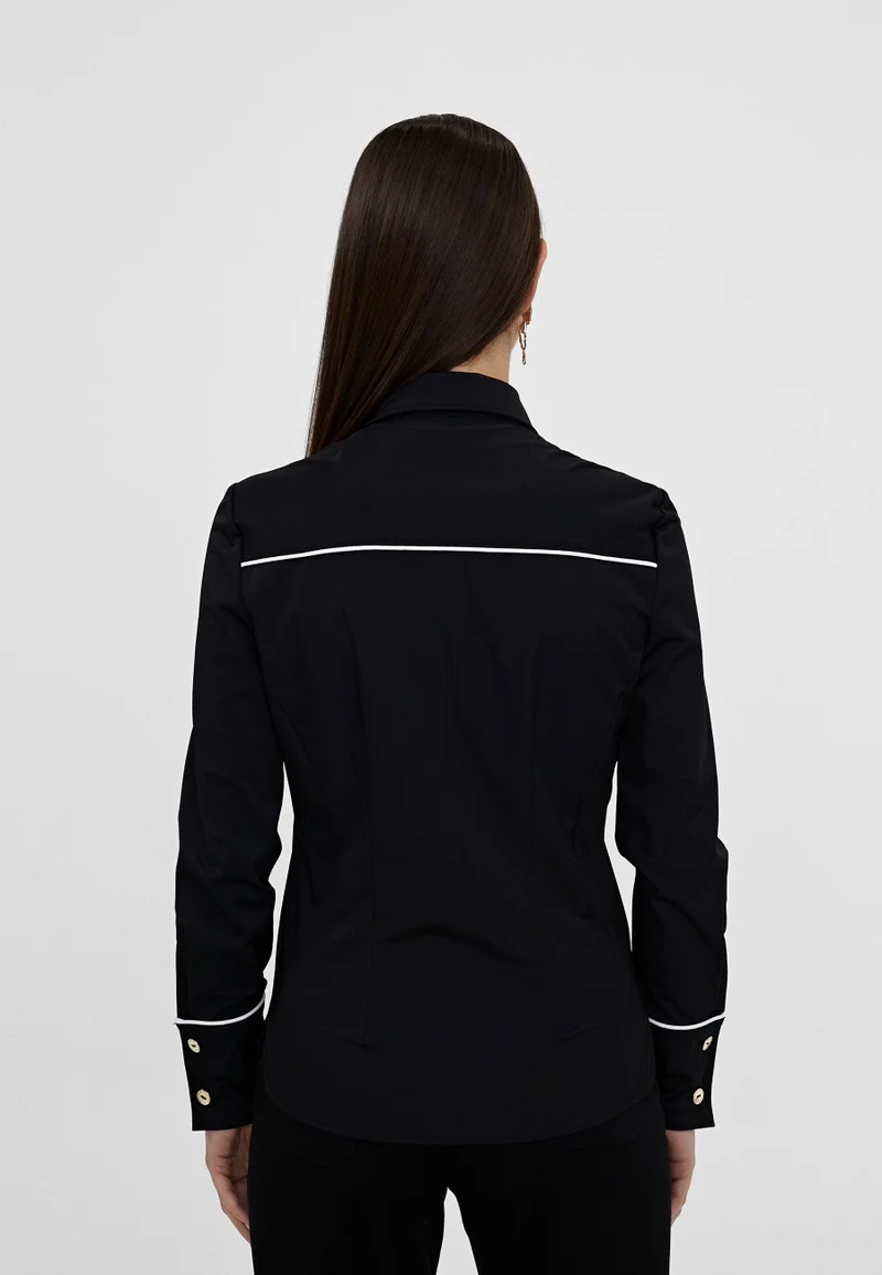 Lola Casademunt Stretch shirt with contrast piping