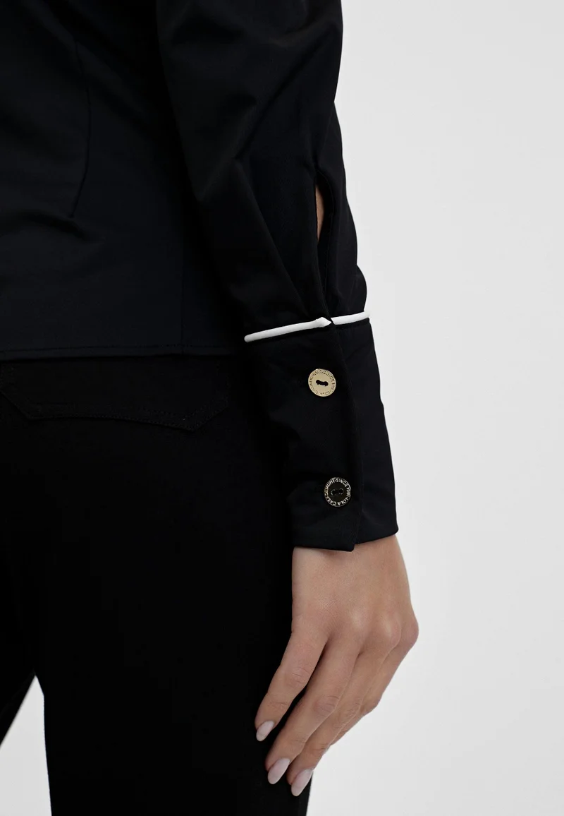 Lola Casademunt Stretch shirt with contrast piping