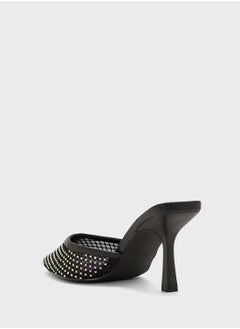 Truffle Stud Detail Dounue Strap Pump  - Image 3