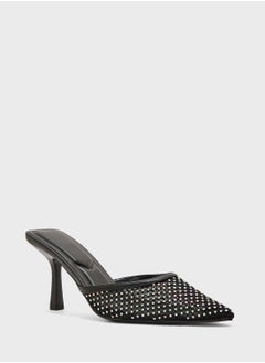 Truffle Stud Detail Dounue Strap Pump  - Image 2