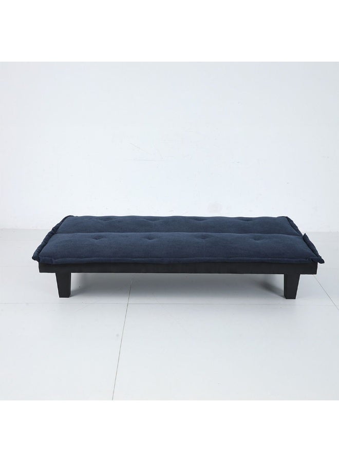 DANUBE HOME V2 Manolo Fabric Sofabed | Convertible Sleeping Sofa Bed | Comfortable Living Room Furniture L165xW80xH73cm - Blue - Image 3