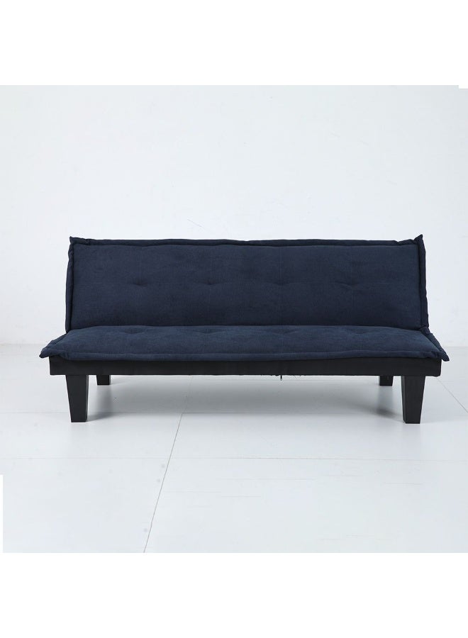DANUBE HOME V2 Manolo Fabric Sofabed | Convertible Sleeping Sofa Bed | Comfortable Living Room Furniture L165xW80xH73cm - Blue - Image 5
