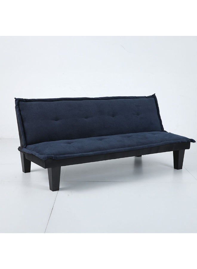 DANUBE HOME V2 Manolo Fabric Sofabed | Convertible Sleeping Sofa Bed | Comfortable Living Room Furniture L165xW80xH73cm - Blue - Image 2