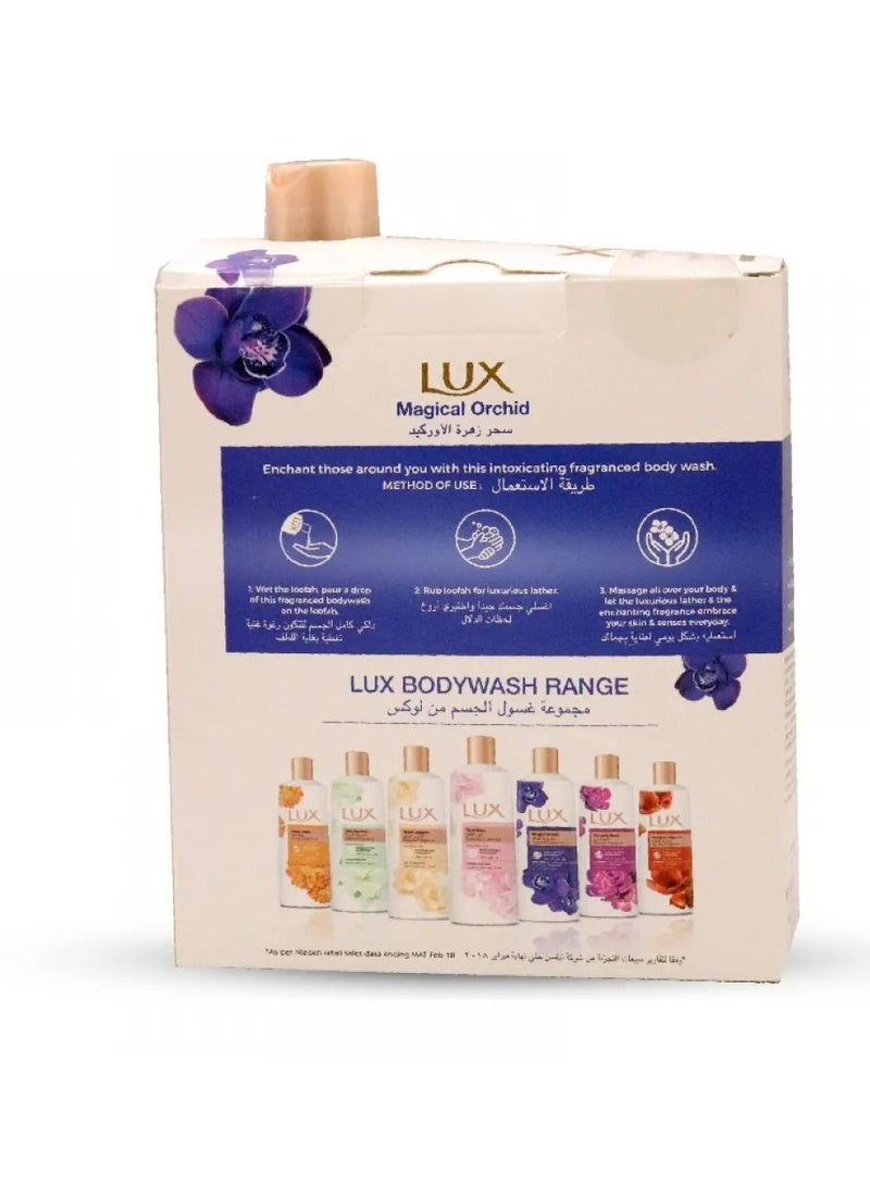 Lux Magical orchid body wash with loofah 250 ml - Image 2