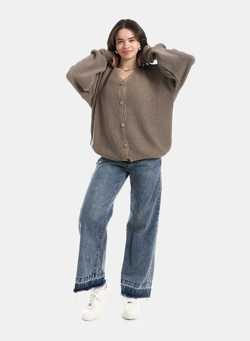 Andora V Neck Cardigan - Image 5