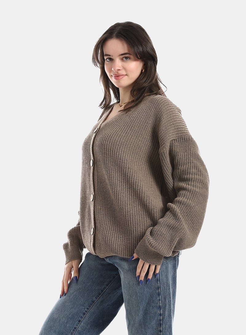 Andora V Neck Cardigan - Image 2
