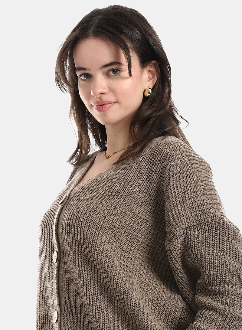 Andora V Neck Cardigan - Image 4