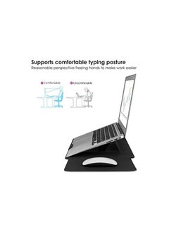 Joyelink 13-14 Inch Laptop Sleeve Case Leather Bag Compatible with MacBook Air 13.3''/13.6'' M1 M2/MacBook Pro 13 2022-2016/Dell XPS 13/Surface Pro X/8/7 /6/5/Surface Laptop 13.5 Inch, Black  - Image 2