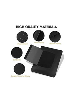 Joyelink 13-14 Inch Laptop Sleeve Case Leather Bag Compatible with MacBook Air 13.3''/13.6'' M1 M2/MacBook Pro 13 2022-2016/Dell XPS 13/Surface Pro X/8/7 /6/5/Surface Laptop 13.5 Inch, Black  - Image 5