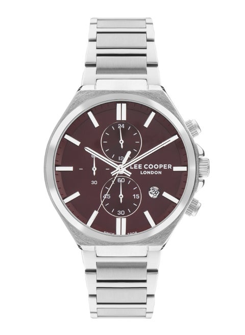 LEE COOPER Men's Multi Function Red Dial Watch - LC07835.380