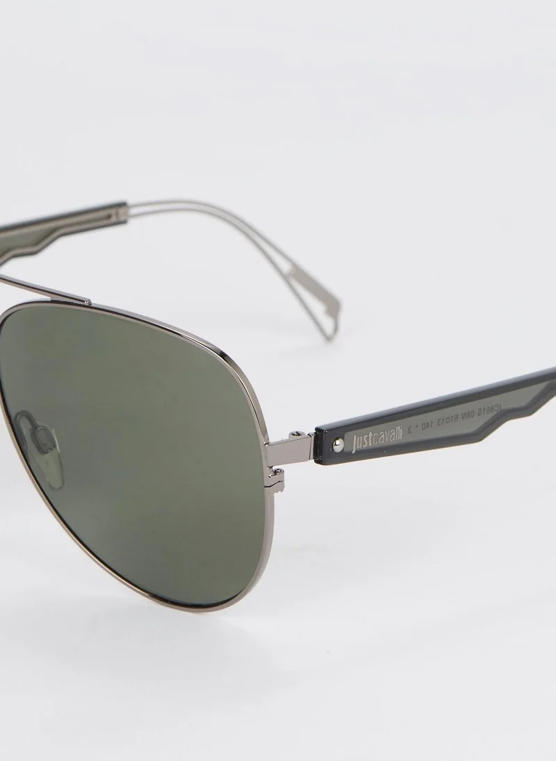 جاست كافالي نظارات شمسية طيار معدن رمادي