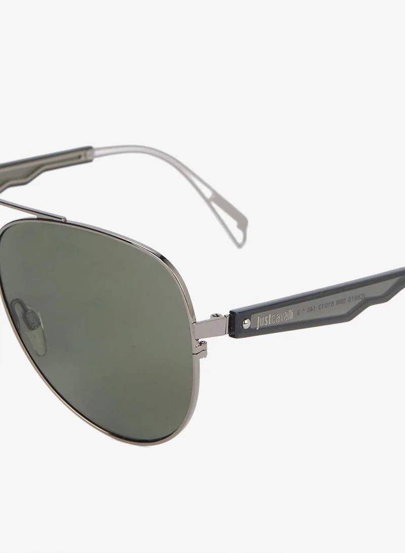 Just Cavalli Gun Metal Aviator Sunglasses