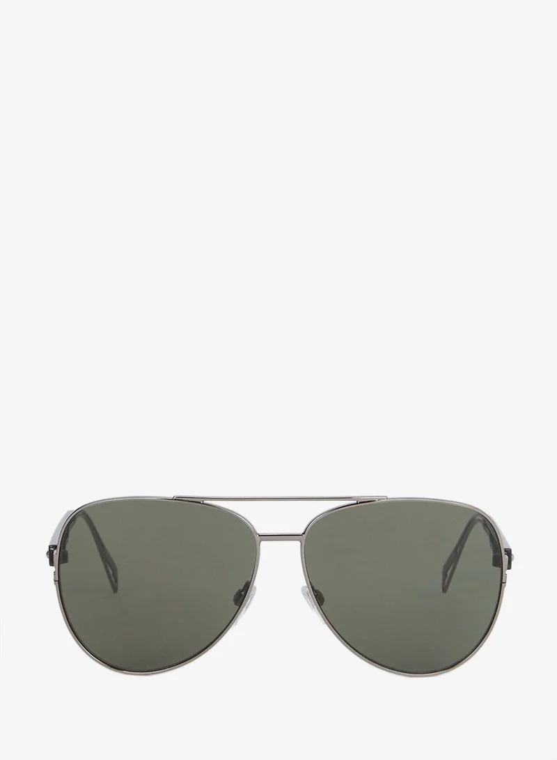 Just Cavalli Gun Metal Aviator Sunglasses