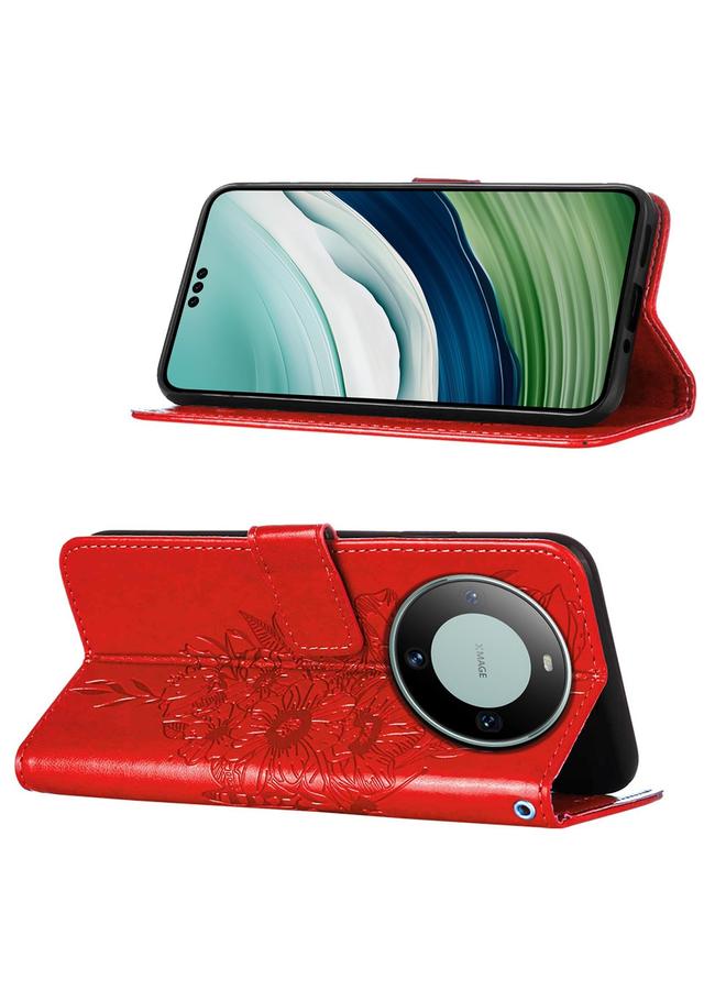 Zaboon Case For Huawei Mate 60 Pro Embossed Butterfly Leather Phone Case - Image 4