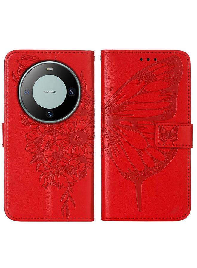 Zaboon Case For Huawei Mate 60 Pro Embossed Butterfly Leather Phone Case - Image 2