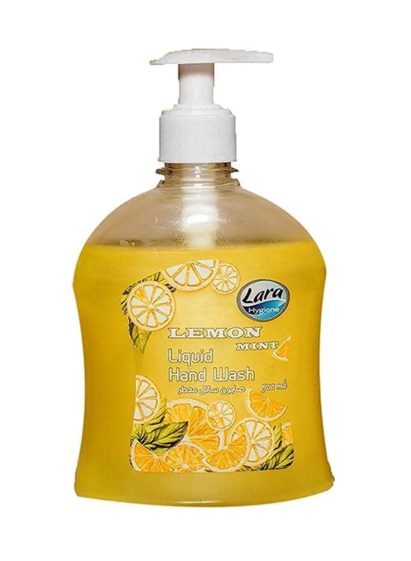 Liquid Hand Wash Soap, Lemon & Mint Scent