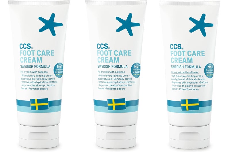 CCS THREE PACKS of CCS Foot care Cream 175ml by CCS