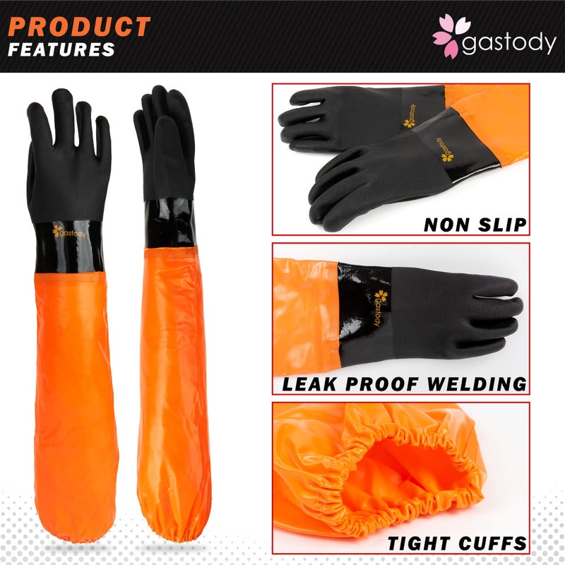 Gastody - قفازات مقاومة للكيميائية XL 27.5 " - Image 3