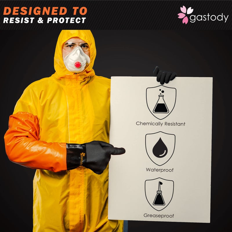 Gastody - قفازات مقاومة للكيميائية XL 27.5 " - Image 4