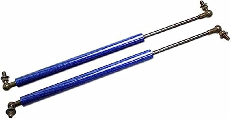DEMULAX Blue Carbon Fiber Hood Lift Struts for Peugeot 2008 SUV - Image 1