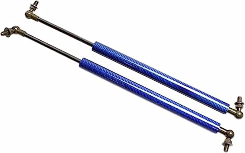 DEMULAX Blue Carbon Fiber Hood Lift Struts for Peugeot 2008 SUV - Image 4