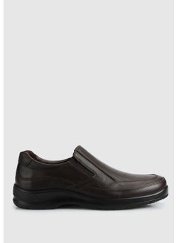 eclipse Brown Leather Men's Shoes  - Image 1