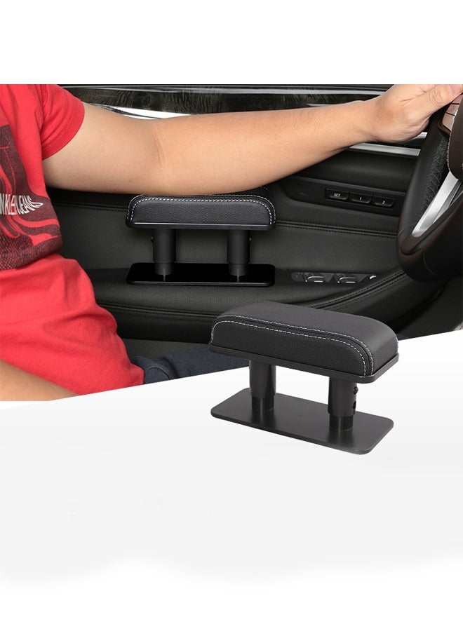 general Car armrest pad left elbow rest general leather booster pad central armrest box armrest handrail to relieve driving fatigue - Image 1