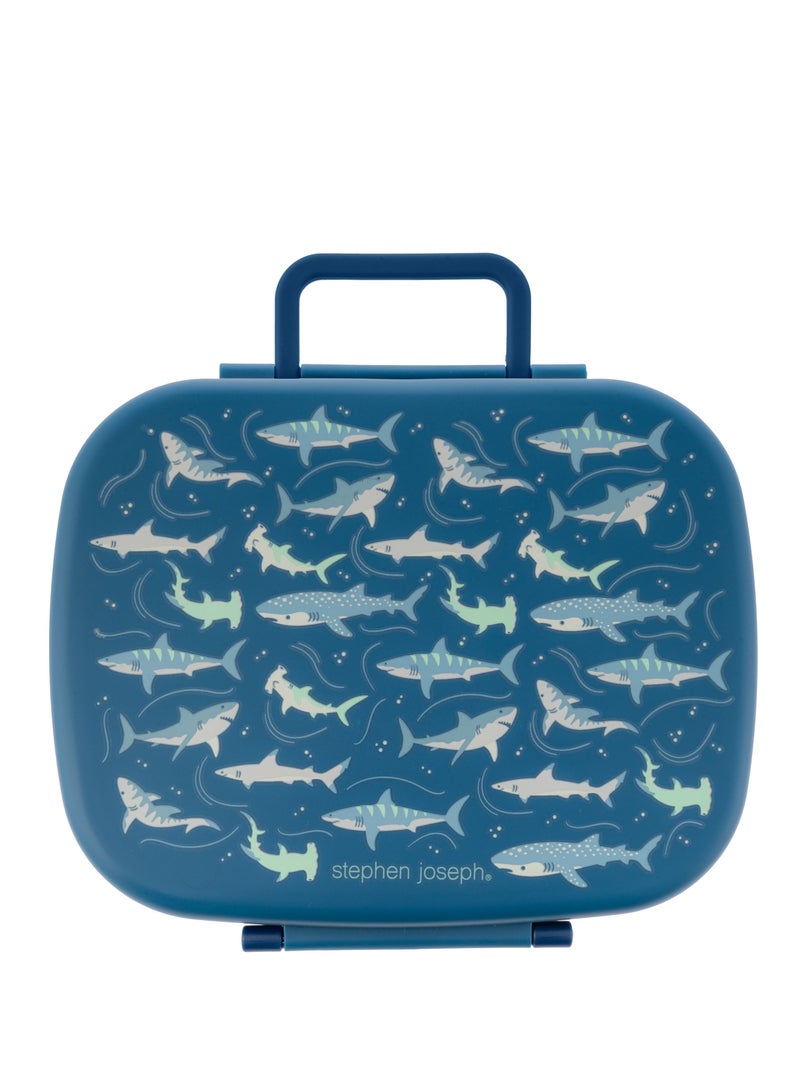 Stephen Joseph Kids Bento Box With Removeavle Tray - Shark - Image 1