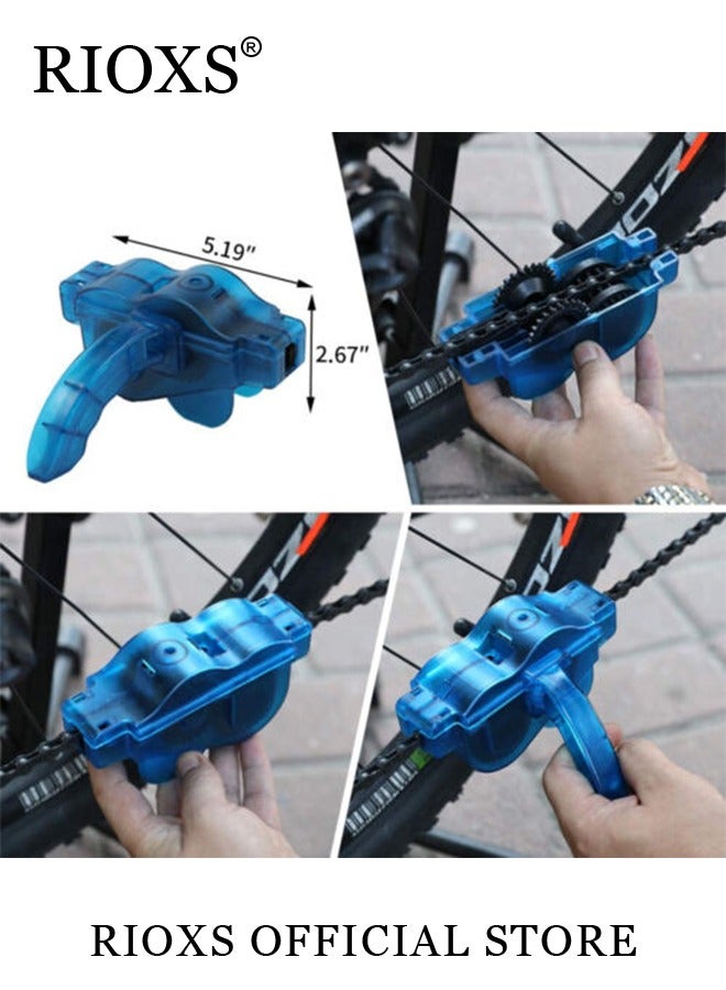 RIOXS 8 Piece Precision Bicycle Cleaning Brush Set Bicycle Accessory Maintenance Tool for All Bicycles - Image 2