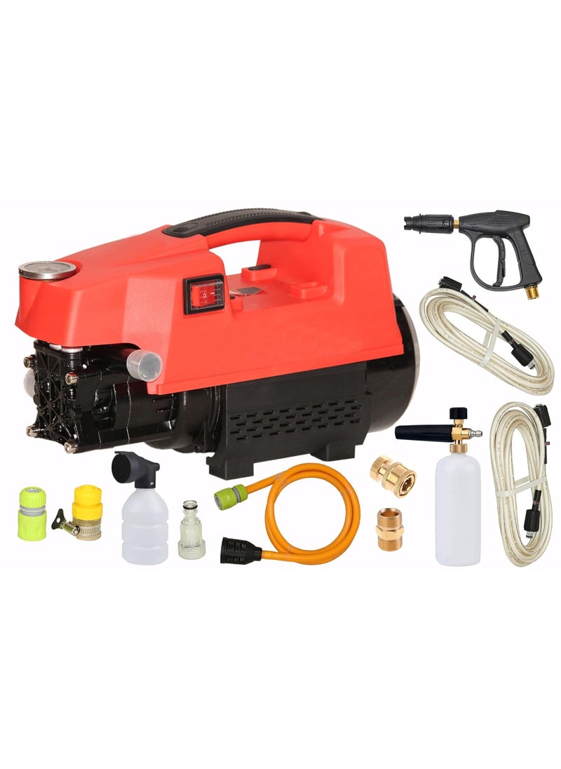 Digital Craft Digital Craft Car Washer 220v Electric Home Portable Brush The Car Water Grab High Power Strong Washing Machine 2300W High Pressure Clean MachineWasher Pipe 8MTR with ConnectorSnow Foam Lance Gun  - Image 1