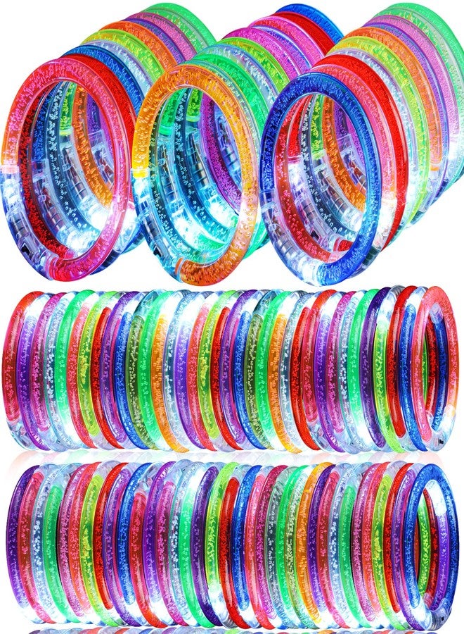 UZLU 160 Pack Glow Bracelets Bulk, Glow in the Dark Party Supplies, 10 Color LED Light Up Bracelets for Adults & Kids Birthday Wedding Party Favors Concert New Year Carnival Raves - Image 1