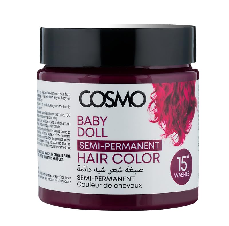 COSMO Baby Doll - 120g - Semi-Permanent Hair Color – Ammonia-Free, Long-Lasting Color with Deep Conditioning Formula – Bold, Fade-Resistant Shine for All Hair Types – Easy Application - Image 1