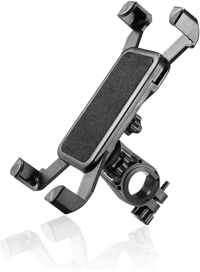 Green Tiger Bike Phone Mount for Motorcycle, Stable 360° Rotation, Universal Holder for 4-7 Inch Cellphones - Image 1