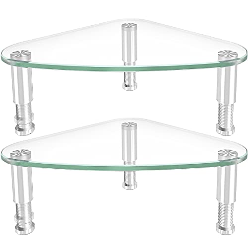 Hemudu 2 Pack Computer Monitor Riser Triangle Desktop Universal Corner Stand for Computer Monitor Laptop HD01T203 - Image 1