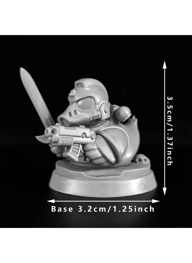 تمثال مصغر لبط الفضاء من راتنج ABS، تحفة خيال علمي للعبة الأدوار على الطاولة، 3.5 سم، للهواة - Image 2