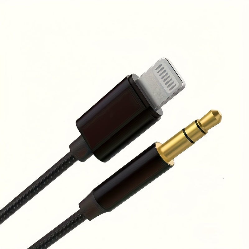 Aux Audio Cable 8 Pin To 3 5mm Jack Silvery Connector For iPhone Car Headphone Headset Adapter Speaker Cord - Image 5
