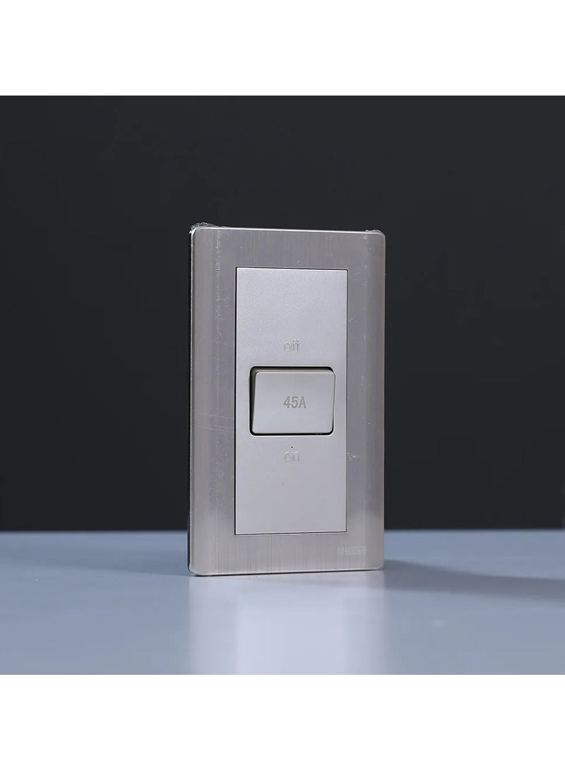 milano دانوب هوم - مفتاح دبل 45A ميلانو مع نيون (3X6) ذهبي - Image 2