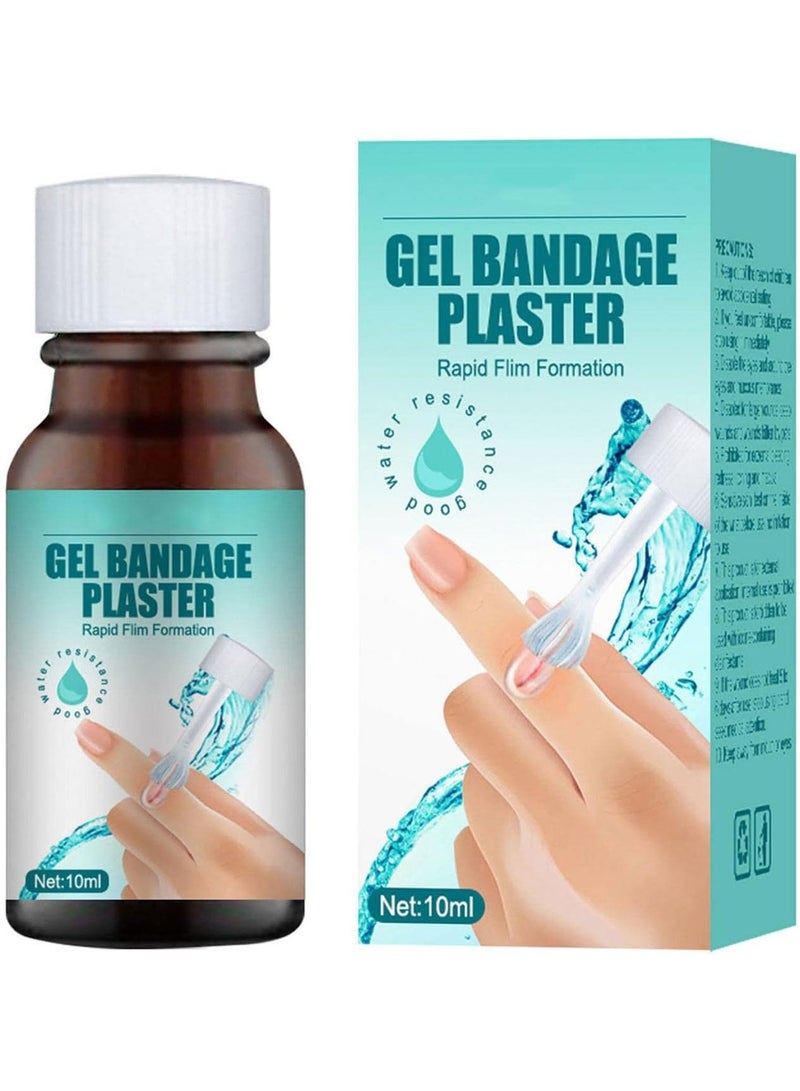 SOUTH MOON Skin Liquid Plaster, Waterproof Gel Liquid Bandage, Waterproof and Breathable Quick-Dry Gel Liquid Bandage Wound Care for Minor Cuts, Scrapes, Wounds, Dry, Cracked Skin - Image 1