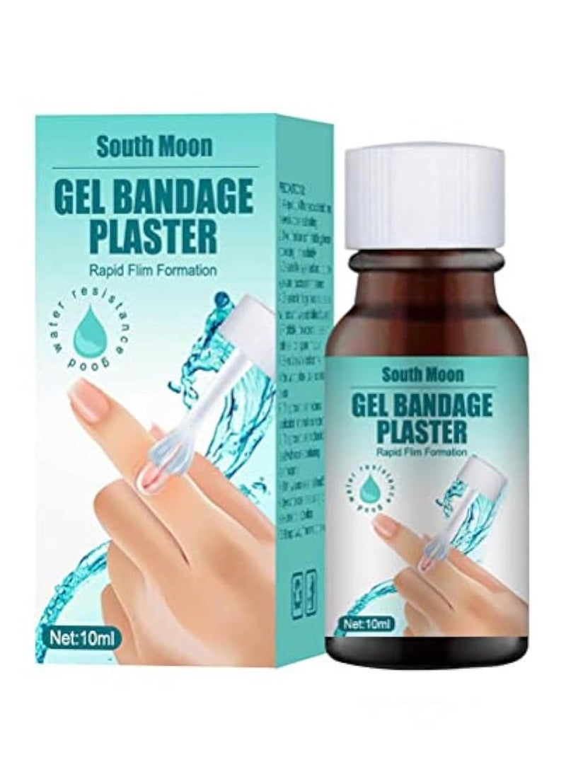 SOUTH MOON Skin Liquid Plaster, Waterproof Gel Liquid Bandage, Waterproof and Breathable Quick-Dry Gel Liquid Bandage Wound Care for Minor Cuts, Scrapes, Wounds, Dry, Cracked Skin - Image 2