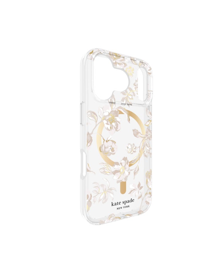 Kate Spade Case w/ Magsafe for Apple iPhone 17 Pro 6.3" | 12-Ft Drop Protection w/ Anti-Scratch Anti Yellowing Coating, Raised Edges, Fashion Case, Wireless Charging - Autumn Toile - Image 3