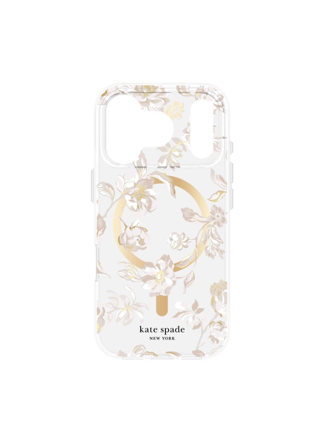 Kate Spade Case w/ Magsafe for Apple iPhone 17 Pro 6.3" | 12-Ft Drop Protection w/ Anti-Scratch Anti Yellowing Coating, Raised Edges, Fashion Case, Wireless Charging - Autumn Toile - Image 1