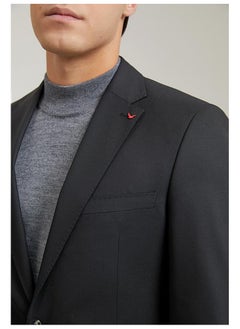 D'S DAMAT Ds Damat Black Classic Suit -41% Wool  - Image 4