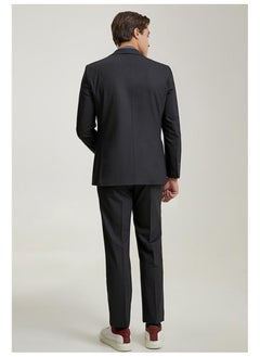D'S DAMAT Ds Damat Black Classic Suit -41% Wool  - Image 5