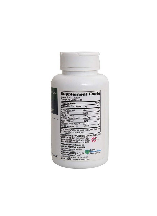 Enzyme Science ™ Acid Calm™ 90 Capsules For Occasional Heartburn And Indigestion Digestion Enzyme Supplement Digestive Aid Vegetarian Capsules  - Image 3