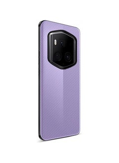 Carbon Fiber Texture Leather Hybrid Compatible with Honor Magic 6 RSR Case Cover Ultra Thin Shockproof Back Soft Plated  Frame for Honor Magic 6 RSR