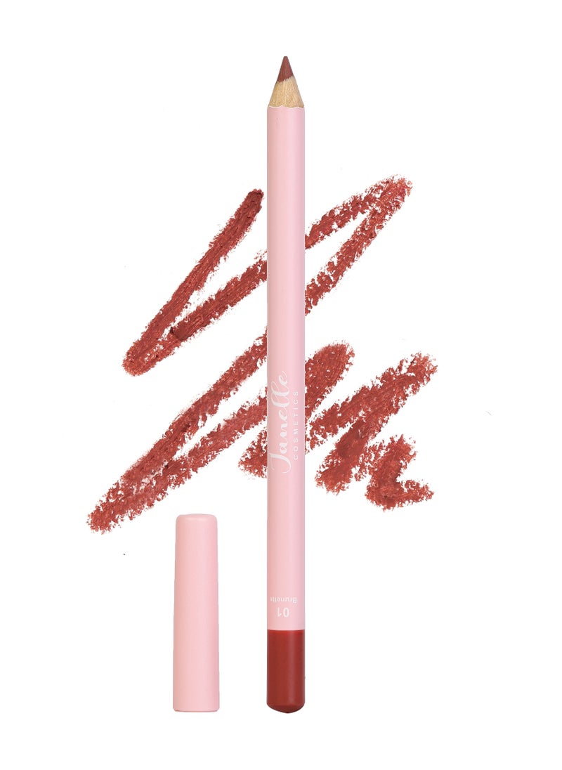 Janelle lip liner 01 Brunette