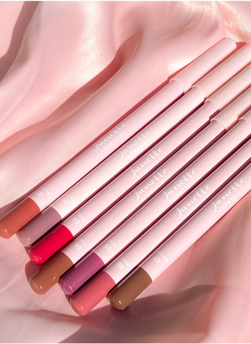 Janelle lip liner 01 Brunette