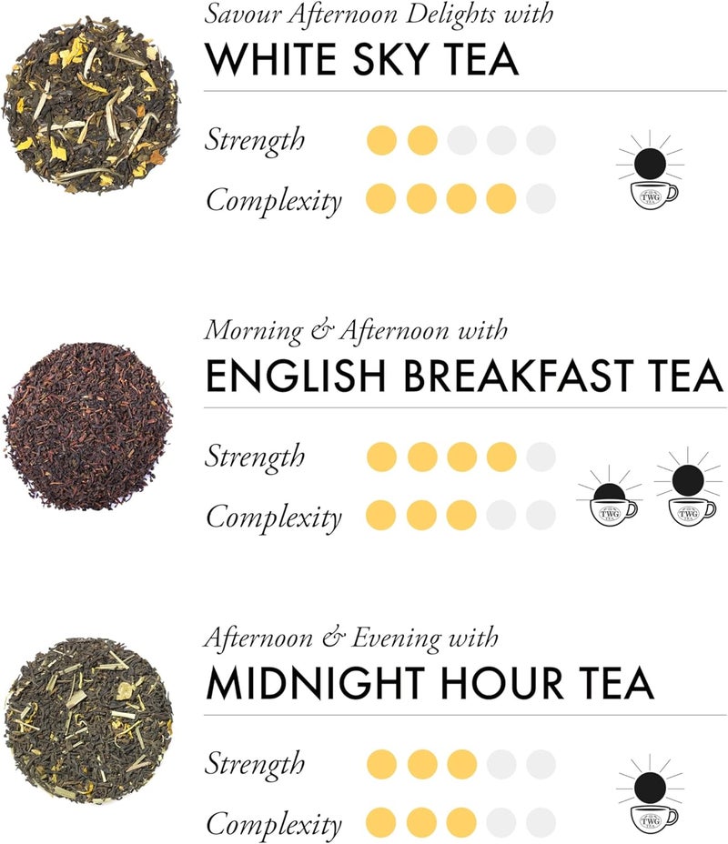 TWG Tea Around the Globe Selection Gift Set - 6 Exclusive Tea Blends with 30 Hand Sewn Cotton Teabags - Image 3